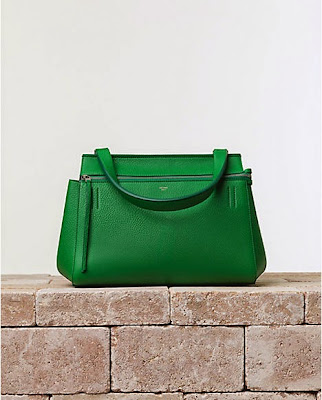 celine edge bag green