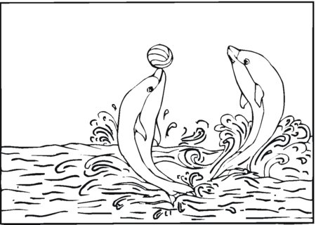 Coloring Sheets  Adults on Dolphin Coloring Pages Free For Kids    Disney Coloring Pages