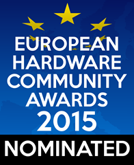 European Hardware Community Awards - Nominated Logo European Hardware Community Awards - Nominated Logo