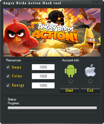 Angry Birds Action Cheats Tool