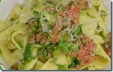Pappardelle al cinghiale e broccoletti