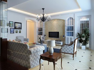 European Style-Luxury France Living room design