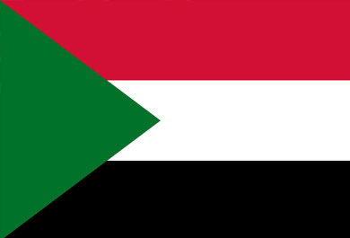 Sudan Flag - Official country flag of Sudan.