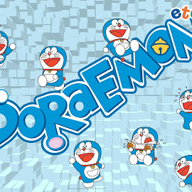 wallpaper doraemon, giant, suneo, nobita, sizuka