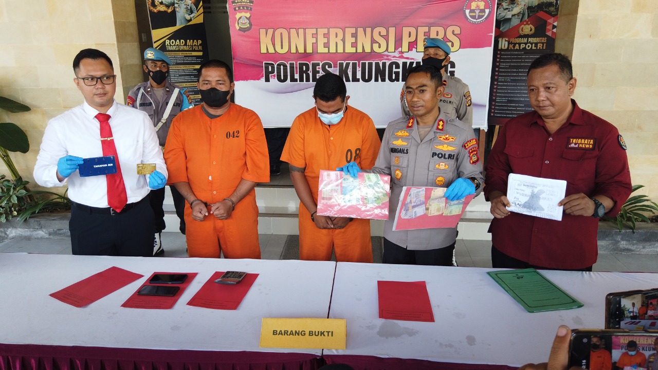Kapolres Klungkung Gelar Press Release Keberhasilan Sat Reskrim Mengungkap Kasus Pengoplosan Gas Elpiji Bersubsidi dan Tindak Pidana Judi Online Togel ( Toto Gelap) 
