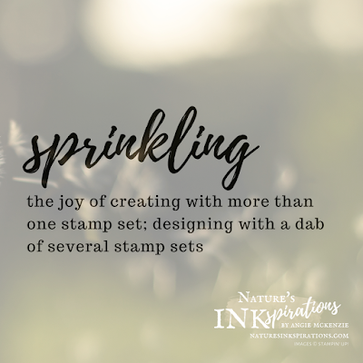 SPRINKLING - JOS Blog Hop Reference to stamping