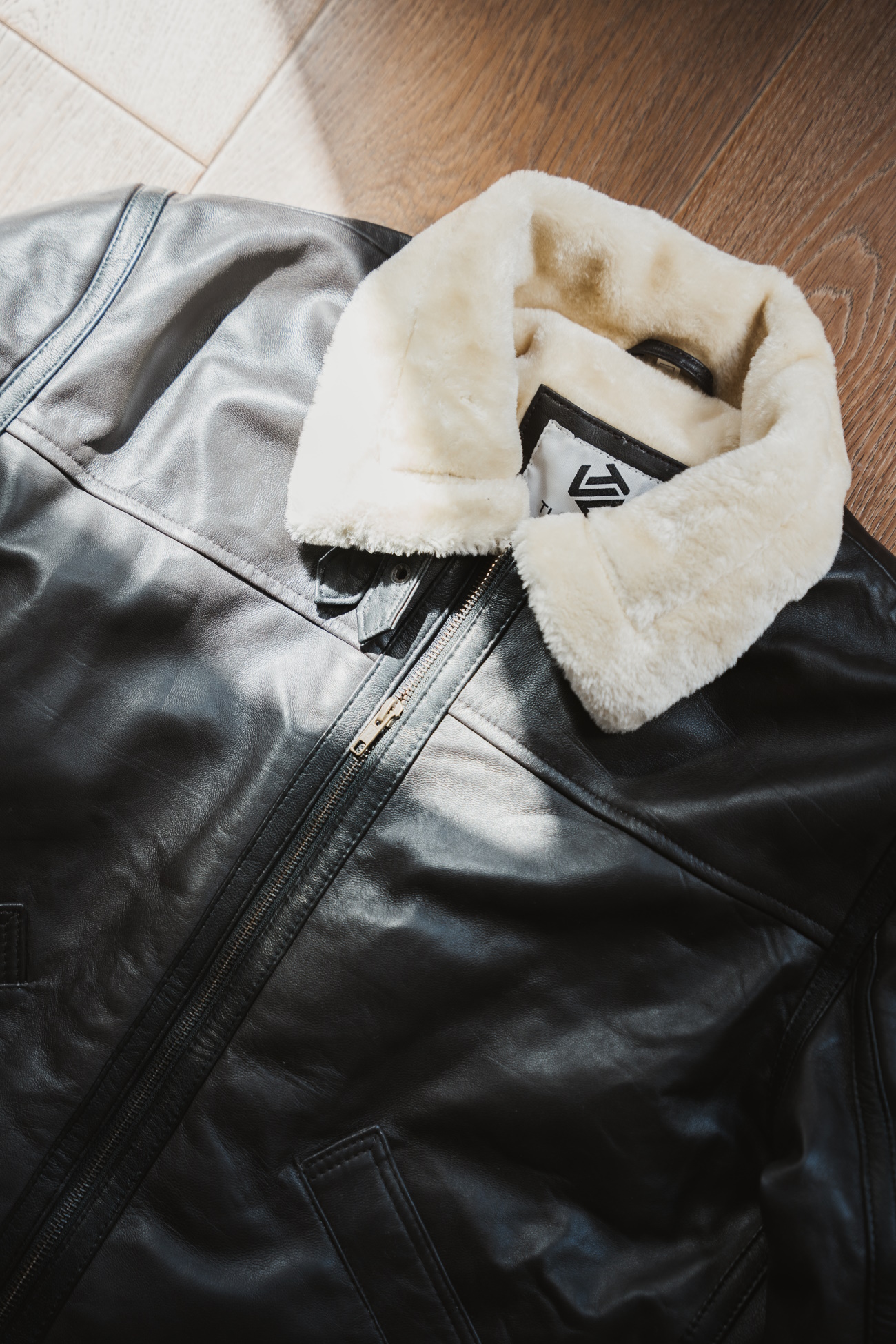 B-3 Shearling Brown Leather Aviator Jacket