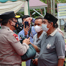 Giliran Batubara, Kapoldasu dan Pangdam I/BB Gempur Vaksin Dosis II Lansia dan Pelajar