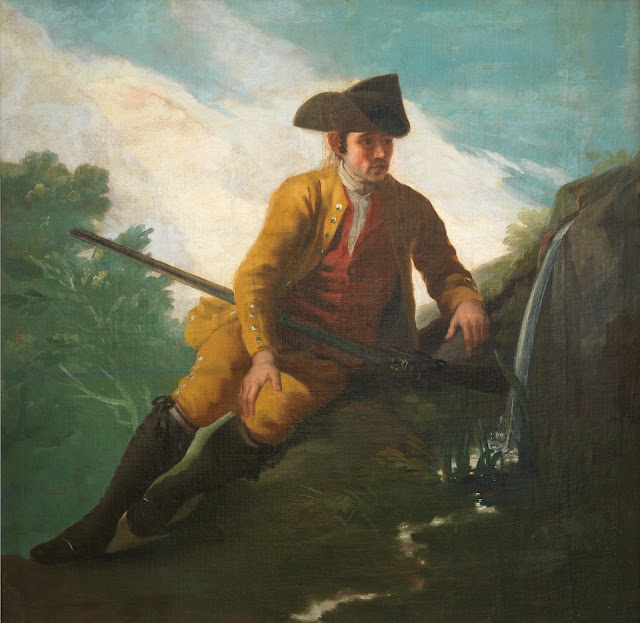 Francisco de Goya - Cazador al lado de una fuente - 1786-87