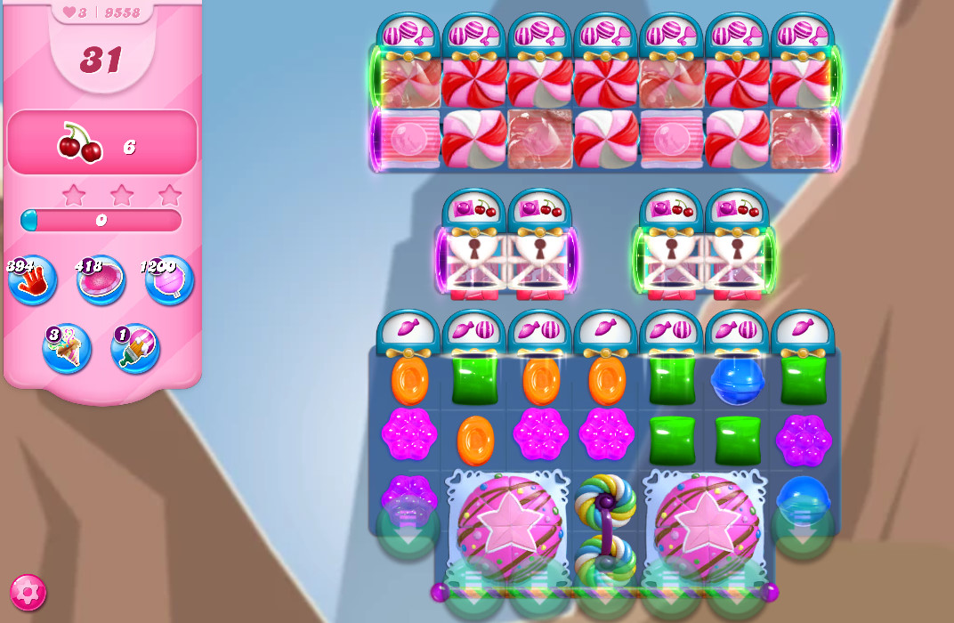 Candy Crush Saga level 9558