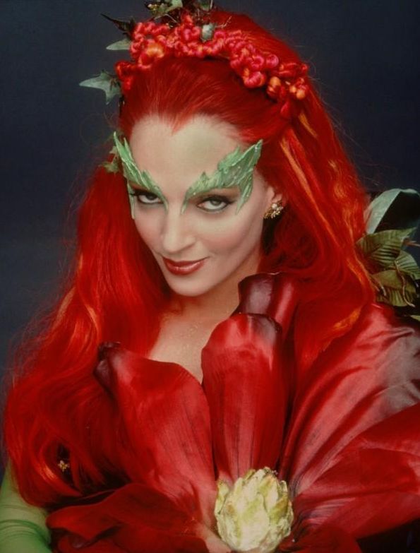 Uma thurman as Poison Ivy 1997 Kate Moss by Peter Lindbergh 1999