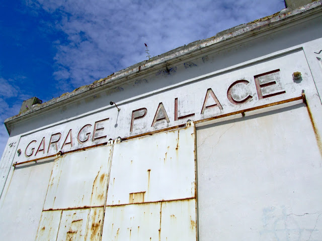 Old garage palace in Cabourg, france