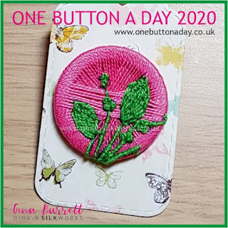 Day 260 : Preppy - One Button a Day 2020 by Gina Barrett