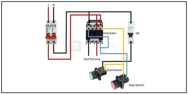 Start And Stop load Wiring