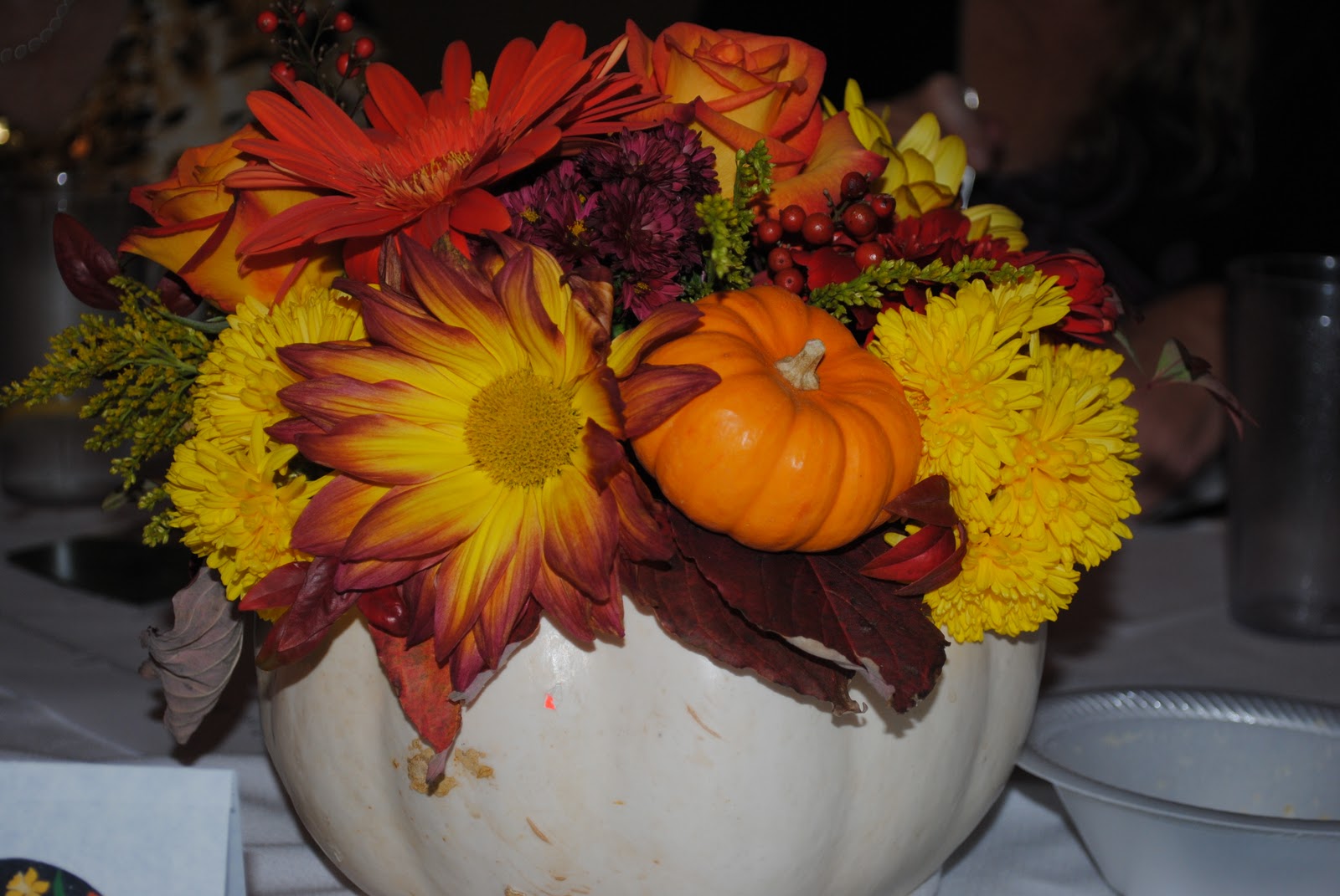 Pumpkin Centerpieces