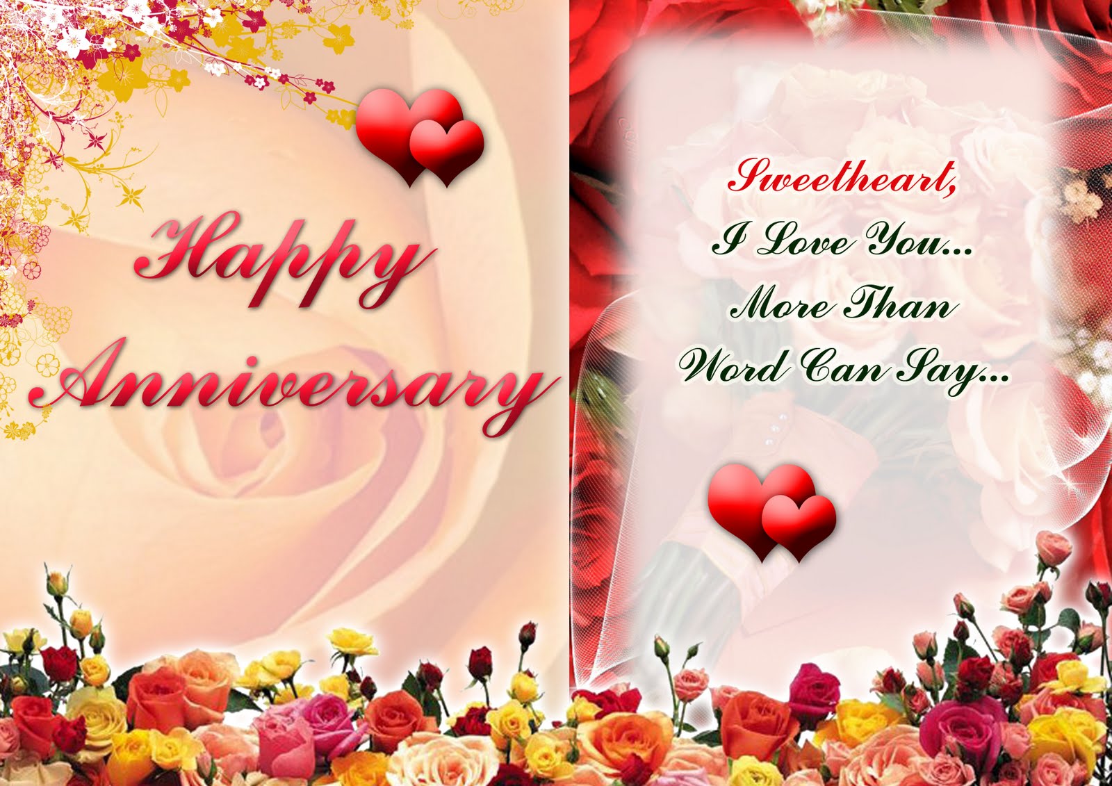 Lovely Happy Anniversary  Wishes Ecards Postcards 