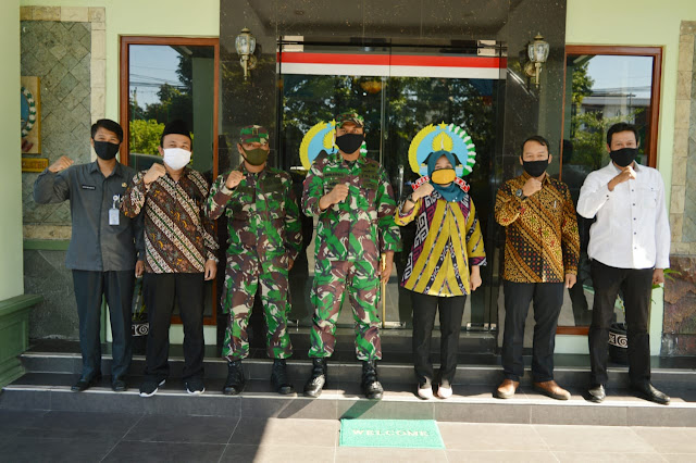 Dandim 0723/Klaten Terima Kunjungan dari KPUD Klaten