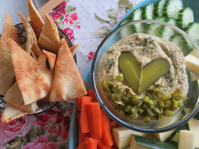 Dill Pickle Hummus