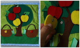 Handmade fabric quiet book for Alex, felt busy book, развивающая книжка