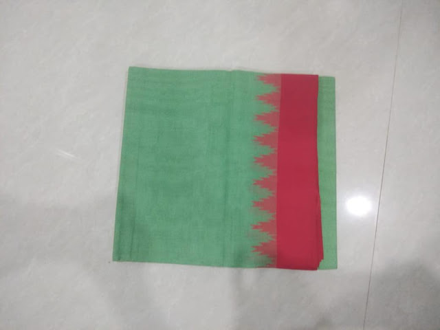 Plain Ponduru Khadi saree