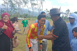 Lomba Pacuan Kuda di Lapangan Bumi Patirana  Pancoran, Joki Asli Bondowoso, Sabet Juara 1 