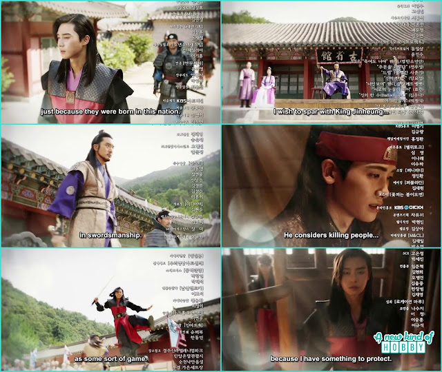 baekjae prince ask king jinheung swordsmanship - Hwarang - Episode 15 Preview