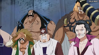 ワンピースアニメ 頂上戦争編 485話 イゾウ ラクヨウ 白ひげ海賊団隊長 | ONE PIECE Episode 485