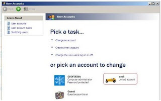 Membuat User Account Windows