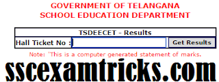 TS DIETCET Result 2015 