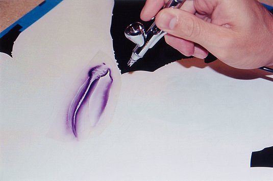 Airbrush art is a popular form of painting various designs on various types