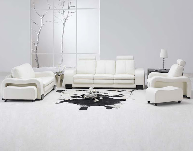 White Living Room Design Ideas photo