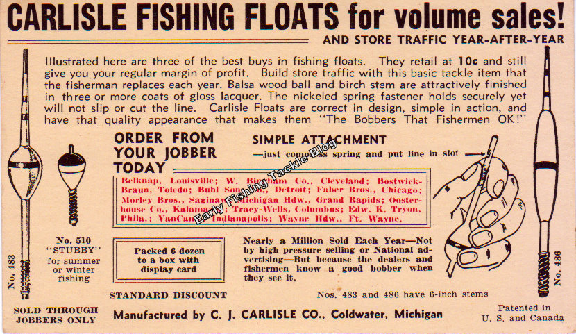 Early Fishing Tackle: Vintage Old Fishing-Floats-Bobbers-Corks