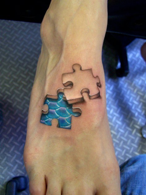 Great foot tattoo Posted 21st April 2011 by Mylene tattoo great