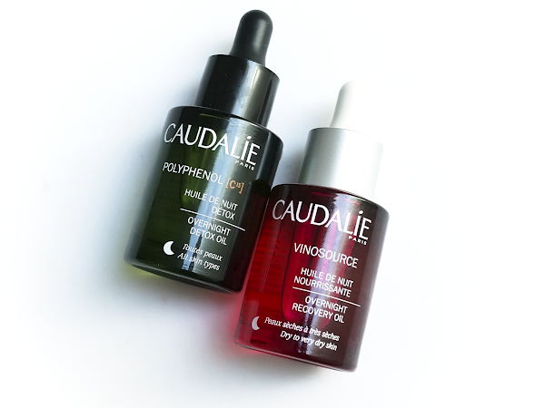 Caudalie Polyphenol C15 Huile de Nuit Détox e Vinosurce Huile de Nuit Nourrissante - Review