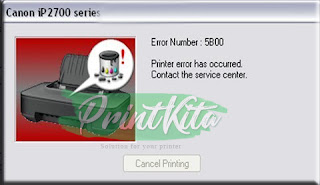 Error 5B00 ink absorber full canon IP2700 2770 2772 2780