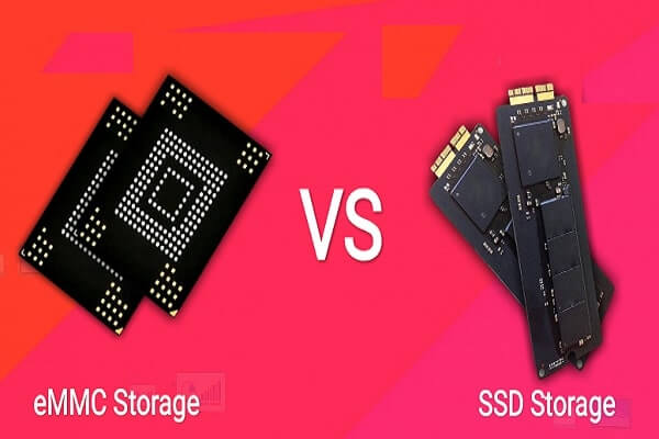 ما هو الفرق بين SSD و eMMC
