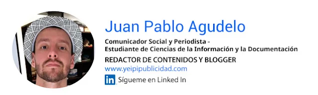 Juan Pablo Agudelo redactor Linkedin