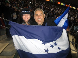 US-Honduras game flag