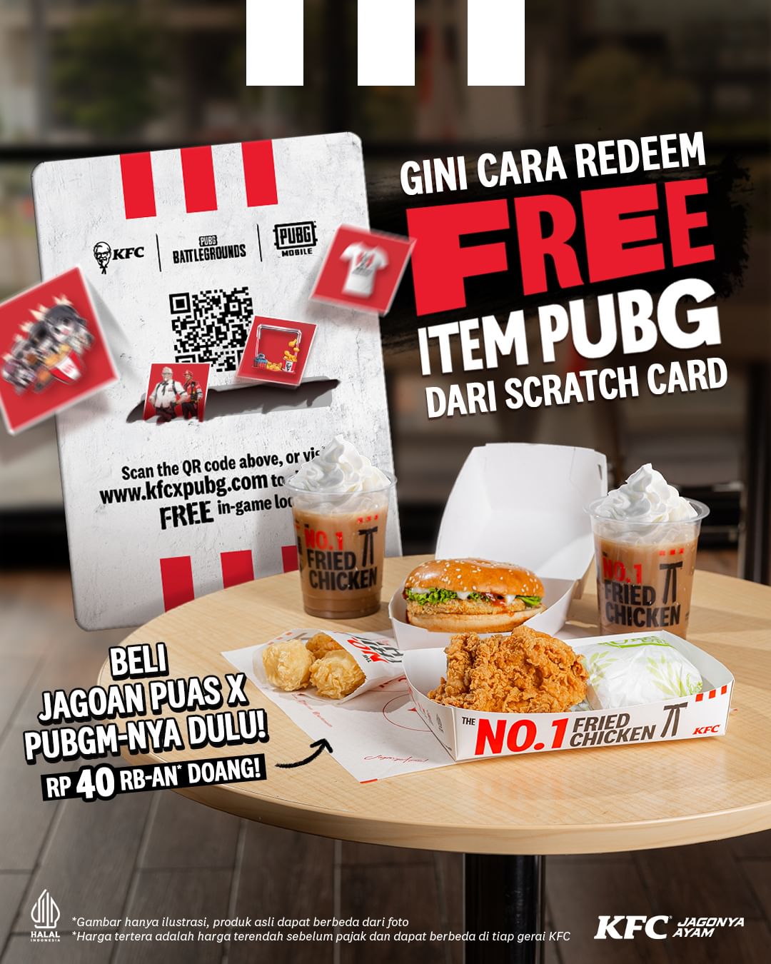 PROMO KFC GRATIS / FREE ITEM PUBGM
