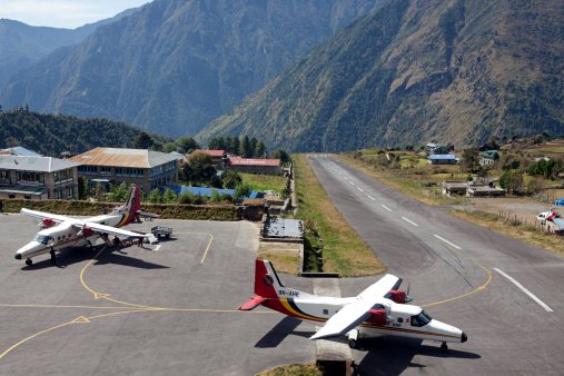 Jalur pendaratan bandara paling menakutkan didunia