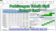 PERHITUNGAN TEKNIK SIPIL FORMAT MS EXCEL 2007