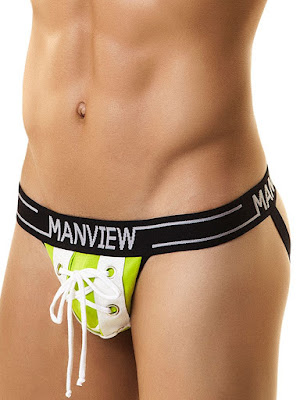 ManView Campus Gym Jockstrap Underwear Green Cool4Guys