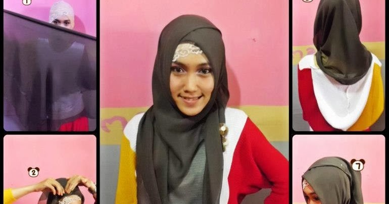 Cara memakai jilbab paris kreasi modern Terbaru Cantik dan Trend 2014  Tips trik Memasang 