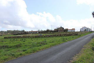 cierre de finca en piedra rustica 180m de largo 1,30 de alto por 0,50 de ancho