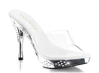 clear wedding shoes