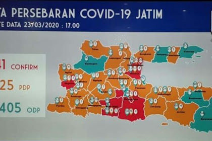 ODP Virus Corona di Jatim Tembus 1.405, PDP Jadi 125 Orang