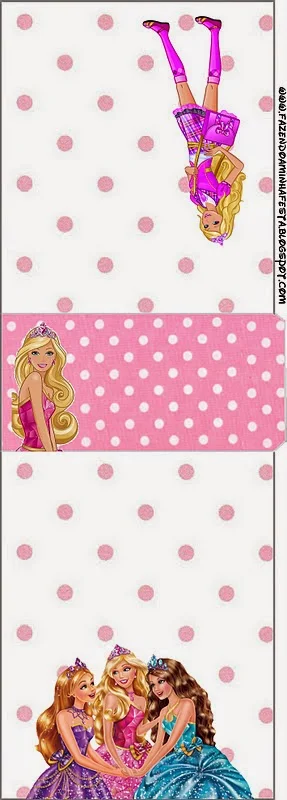 Barbie Princess School Free Printable Tic Tac Labels. 