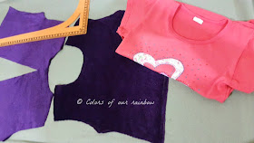 DIY Purple dress for child @colorsofourrainbow.blogspot.ae