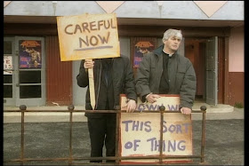 Fr. Ted and Fr. Dougal take a stance...