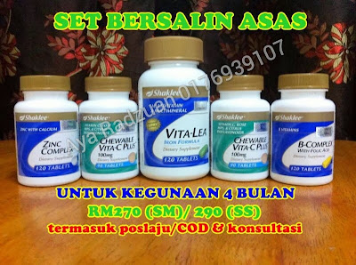 Set Bersalin Shaklee